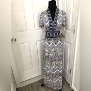 Reilly Knit V Neck Maxi Dress